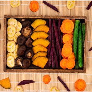 Rau củ quả chiên chân không Mix